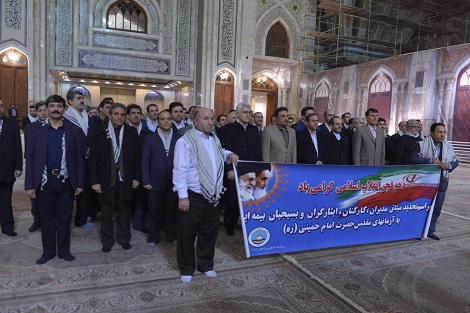 مدیران و کارکنان بیمه ایران به ساحت مقدس امام خمینی(س) ادای احترام کردند