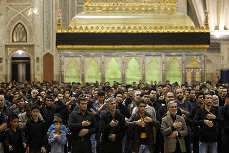 مراسم عزاداری امام حسین(ع) در حرم مطهر بنیانگذار جمهوری اسلامی ایران برگزار می شود