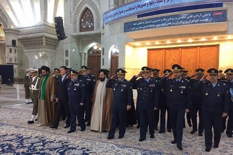 فرماندهان نیروی هوایی ارتش با آرمان های امام خمینی(س) تجدید میثاق کردند