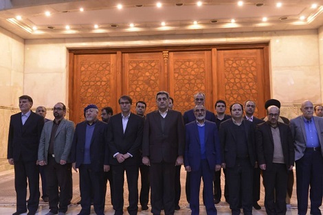 تجدید میثاق حناچی شهردار جدید تهران و اعضای شورای شهر با آرمان های امام راحل
