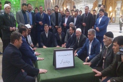 تجدید میثاق اعضای کمیته برگزاری مراسم بزرگداشت شهید مزاری با آرمان های امام راحل