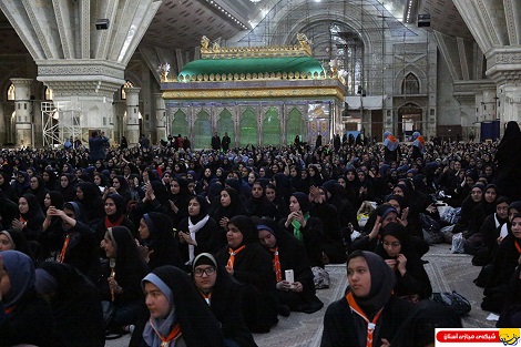 همایش دانش آموزان دبیرستانهای دخترانه شهر تهران در حرم مطهر امام راحل