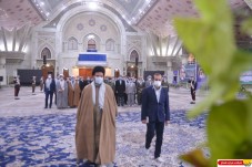 گزارش تصویری : تجدید میثاق مسئولان شهرستان پردیس با آرمان های حضرت امام خمینی (س)