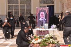 مراسم تشییع حاج اسماعیل بابایی از مسئولین حفاظت امام خمینی (س)