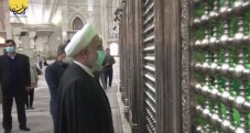 ادای احترام دکتر روحانی به بنیانگذار جمهوری اسلامی ایران