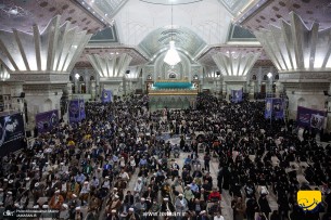 مراسم چهاردهمین سالگرد رحلت همسر گرامی امام و بیست و هشتمین سالگرد ارتحال حاج سید احمد خمینی