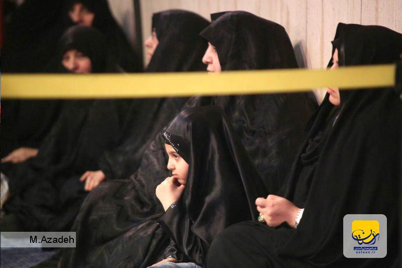 سیدعلی خمینی در جمع سپاهیان حفاظت جماران