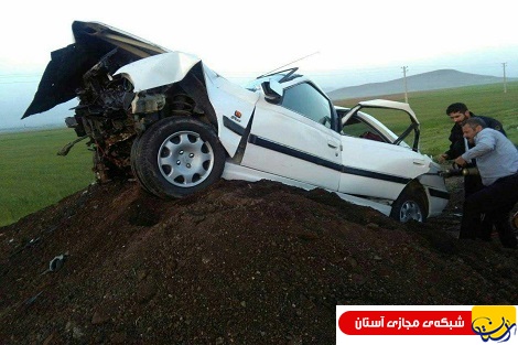 عکس/ خودروی نماینده متوفی مراغه
