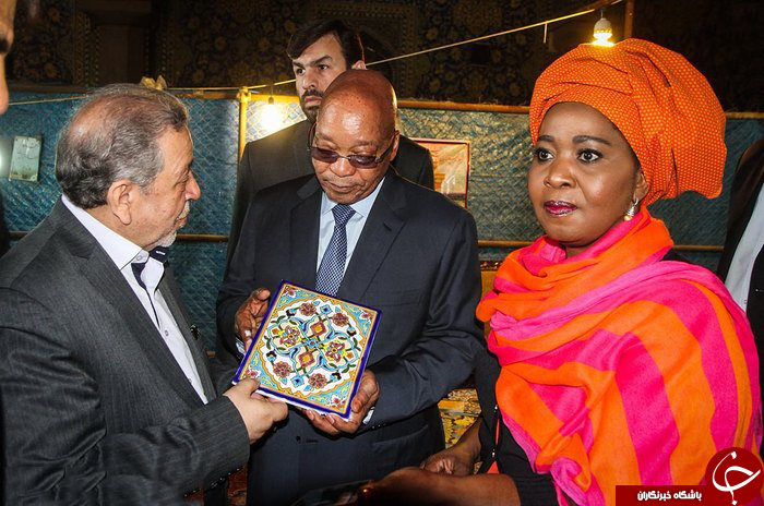 عكس/ گشت‌ و گذار رئیس‌جمهور آفریقای جنوبی و همسرش