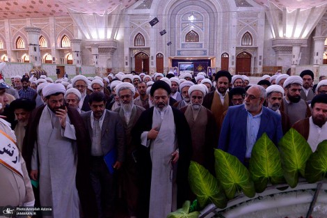 تجدید میثاق مسئولان و کارکنان سازمان حج و زیارت با آرمان‌های حضرت امام(س)