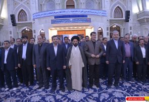تجدید میثاق فرماندارو مدیران شهرستان قدس با آرمان های امام راحل