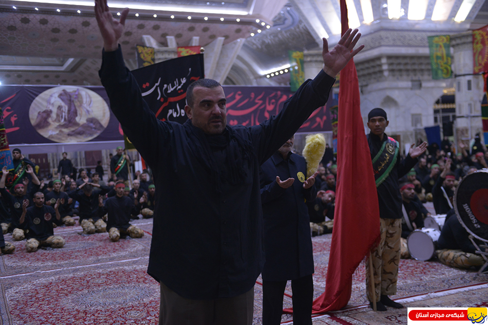 گزارش تصویری /مراسم عزاداری ابا عبدالله الحسین(ع) در حرم مطهر امام راحل _شب دهم محرم