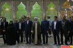 گزارش تصویری /دیدار مسئولان فدراسیون ووشو و اعضای تیم ملی با آیت الله  سیدحسن خمینی