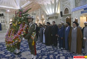مراسم بزرگداشت حجت الاسلام و المسلمین سید حسین حسینی در حرم مطهر