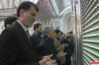 گزارش تصویری : ادای احترام وزیر تولیدات دفاعی پاکستان و هیئت همراه به مقام شامخ امام راحل
