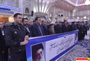 گزارش تصویری / تجدید میثاق رئیس و کارکنان سازمان فرهنگ و ارتباطات اسلامی با آرمانهای امام راحل