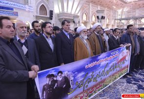 گزارش تصویری : رئیس و اعضای مجمع جهانی اهل بیت با آرمانهای امام راحل