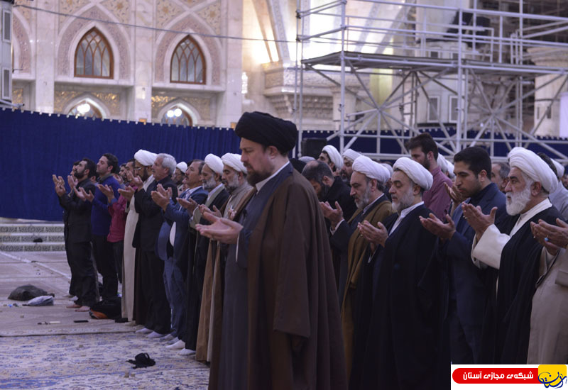گزارش تصویری : دیدار بخشدار ، دهیاران و شورای اسلامی بخش آفتاب با آیت الله سید حسن خمینی