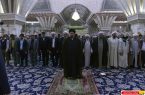 گزارش تصویری : اقامه اولین نماز سال ۹۷ در حرم مطهر امام راحل به امامت آیت الله سید حسن خمینی