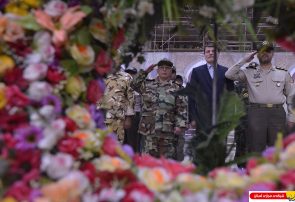 تجدید میثاق دانشجویان دانشگاه افسری آجا به مقام شامخ امام خمینی (س)