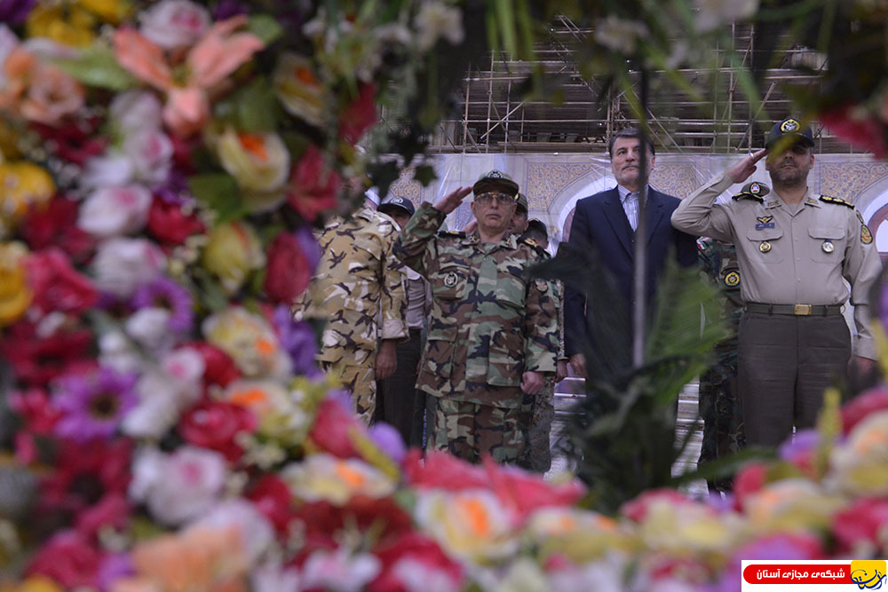 تجدید میثاق دانشجویان دانشگاه افسری آجا به مقام شامخ امام خمینی (س)