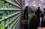 گزارش تصویری : ادای احترام آیت الله جوادی آملی به مقام شامخ امام راحل