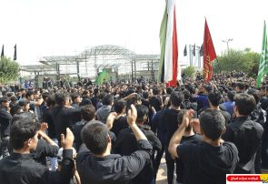 گزارش تصویری : مراسم روز تاسوعای حسینی در حرم مطهر امام راحل