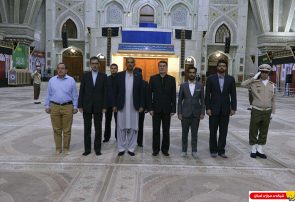 گزارش تصویری : ادای احترام مقامات وزارت دفاع پاکستان به مقام شامخ امام راحل