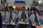 عطر افشانی مضجع شریف حضرت امام خمینی (س) توسط بسیجیان کاشان
