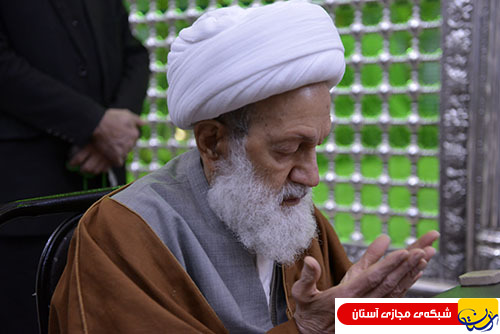 گزارش تصویری : ادای احترام شیخ عیسی قاسم رهبر شیعیان بحرین به مقام شامخ امام راحل
