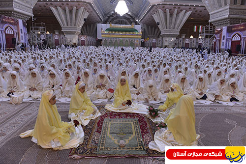 گزارش تصویری : جشن تکلیف دانش آموزان دختر اسلامشهر در حرم مطهر امام راحل