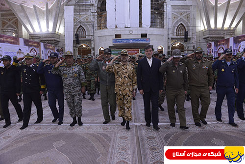 گزارش تصویری : تجدید میثاق فرماندهان سازمان تربیت بدنی ارتش با آرمانهای امام راحل