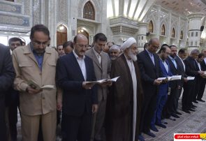 گزارش تصویری : تجدید میثاق مسئولان استان قزوین با آرمانهای امام راحل