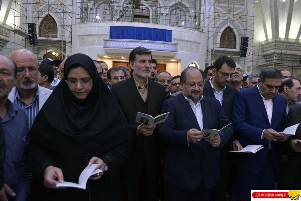 گزارش تصویری : تجدید میثاق وزیر کار با آرمان‌های امام خمینی(س)