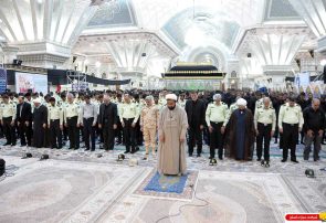 مراسم عزاداری دانشجویان دانشگاه علوم انتظامی امین در حرم مطهر حضرت امام خمینی (س)