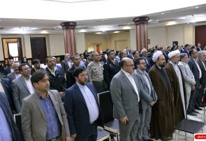 مراسم تکریم و معارفه رییس حوزه قضایی بخش آفتاب