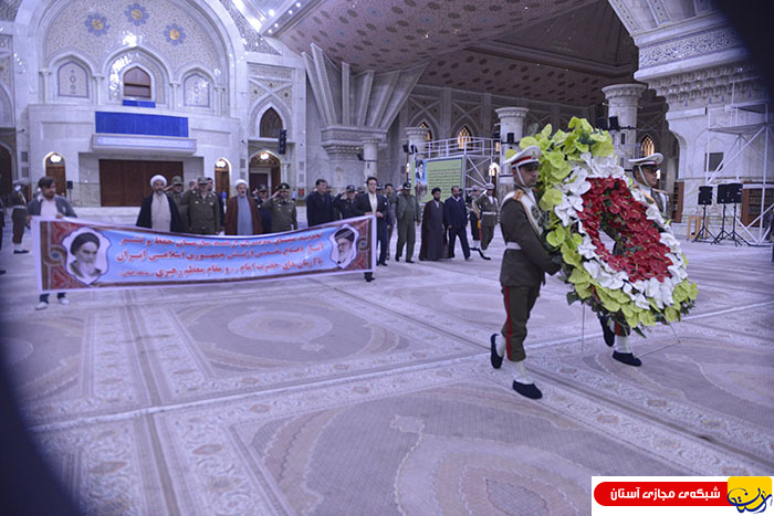 گزارش تصویری : تجدید میثاق مدیران ارشد سازمان حفظ و نشر آثار ارزشهای دفاع مقدس ارتش با آرمانهای امام راحل