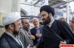 حضور یادگار امام در مراسم سالگرد آیت الله العظمي بهجت