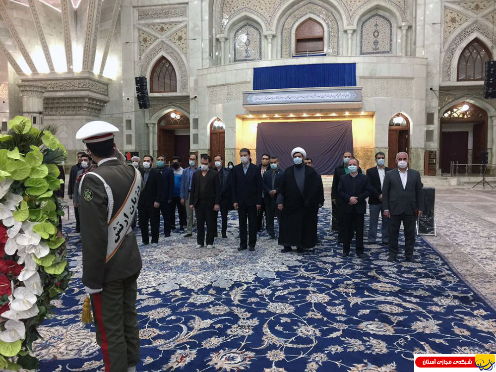 مراسم تجدید میثاق بخش مسولین قضایی آفتاب با ارمان های امام راحل(س)