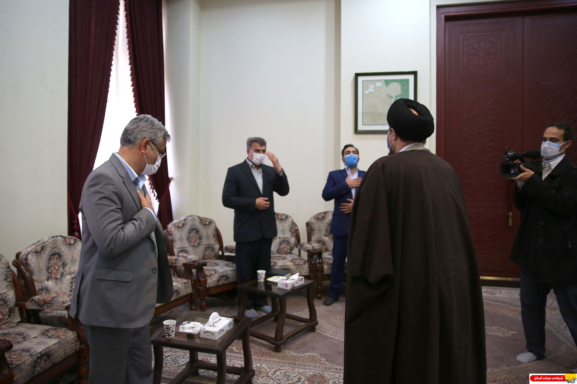 شورای مرکزی انجمن اسلامی مدرسین دانشگاه‌ها با آیت الله  سید حسن خمینی