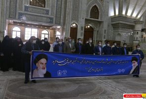 تجدید میثاق دانشجویان و برخی از اعضای جهاد دانشگاهی با آرمان های حضرت امام(س)