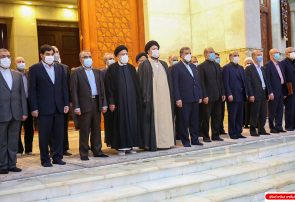 تجدید میثاق رئیس جمهور و اعضای دولت سیزدهم با آرمان های حضرت امام (س)