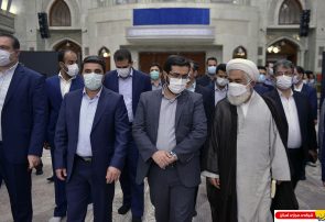 تجدید میثاق مدیر عامل جدید سازمان بهشت زهرا و شهردار حرم مطهر امام راحل