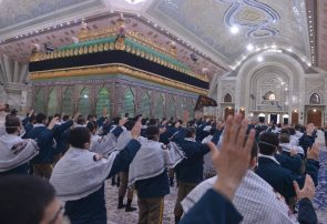 مراسم عزاداری شهادت حضرت فاطمه (س) فرماندهان و دانشجویان دانشگاه علوم انتظامی امین