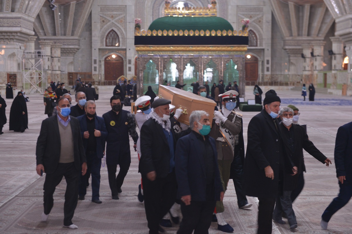 مراسم تشییع مرحوم حاج عیسی جعفری خادم امام خمینی (ره)
