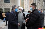 مراسم تشییع مرحوم سید احمد میریان در حرم مطهر امام راحل با حضور آیت الله سید حسن خمینی
