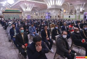حضور کارکنان سازمان بهشت زهرا(س) به مناسبت مراسم جشن میلاد حضرت فاطمه (س) و امام راحل