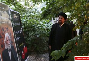 سید حسن خمینی در منزل مرحوم استاد سبزواری