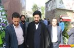 حضور یادگار امام در مراسم ختم مرحوم استاد حمید سبزواری