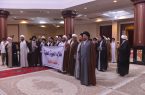 تجدید میثاق جمعی از اساتید و طلاب حوزه علمیه نجف اشرف با آرمان های امام راحل